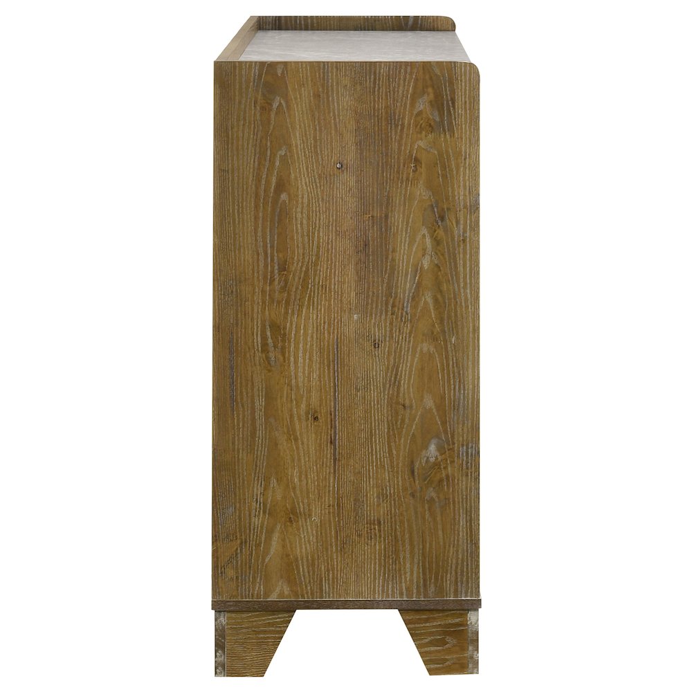 Henderson 6-drawer Bedroom Dresser Cabinet Medium Oak. Picture 6