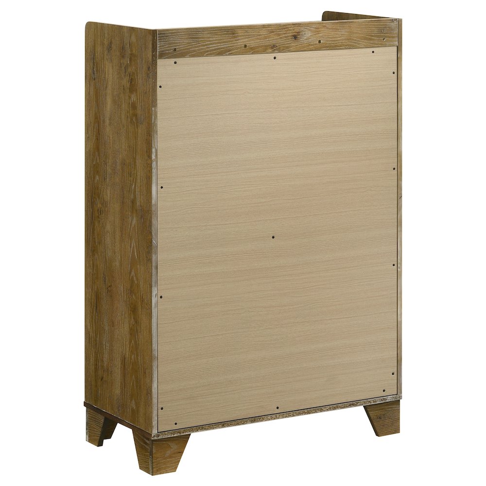 Henderson 5-drawer Bedroom Chest of Drawers Medium Oak. Picture 4