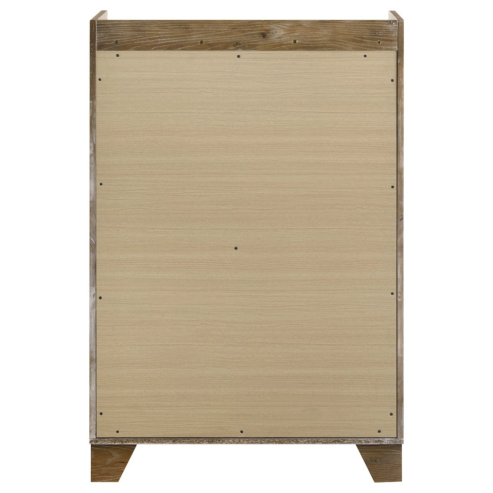 Henderson 5-drawer Bedroom Chest of Drawers Medium Oak. Picture 5