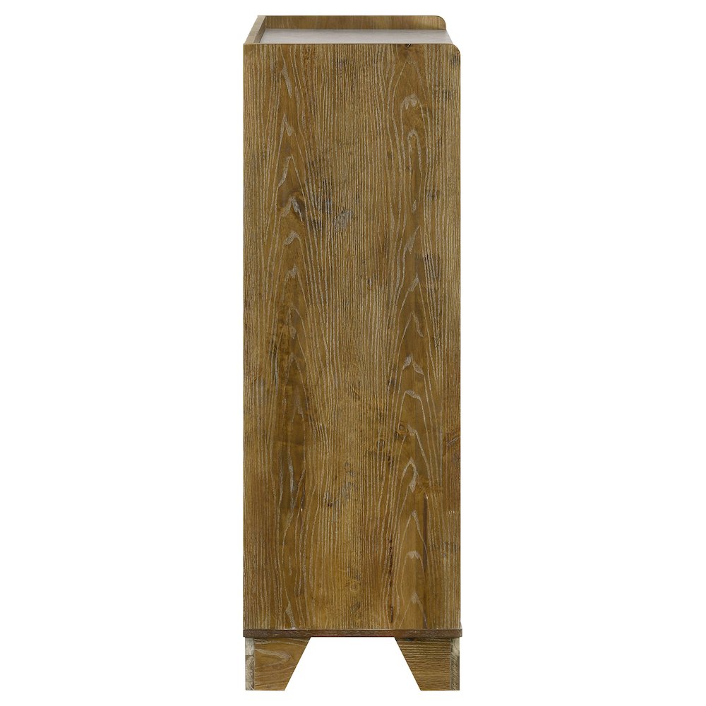 Henderson 5-drawer Bedroom Chest of Drawers Medium Oak. Picture 6