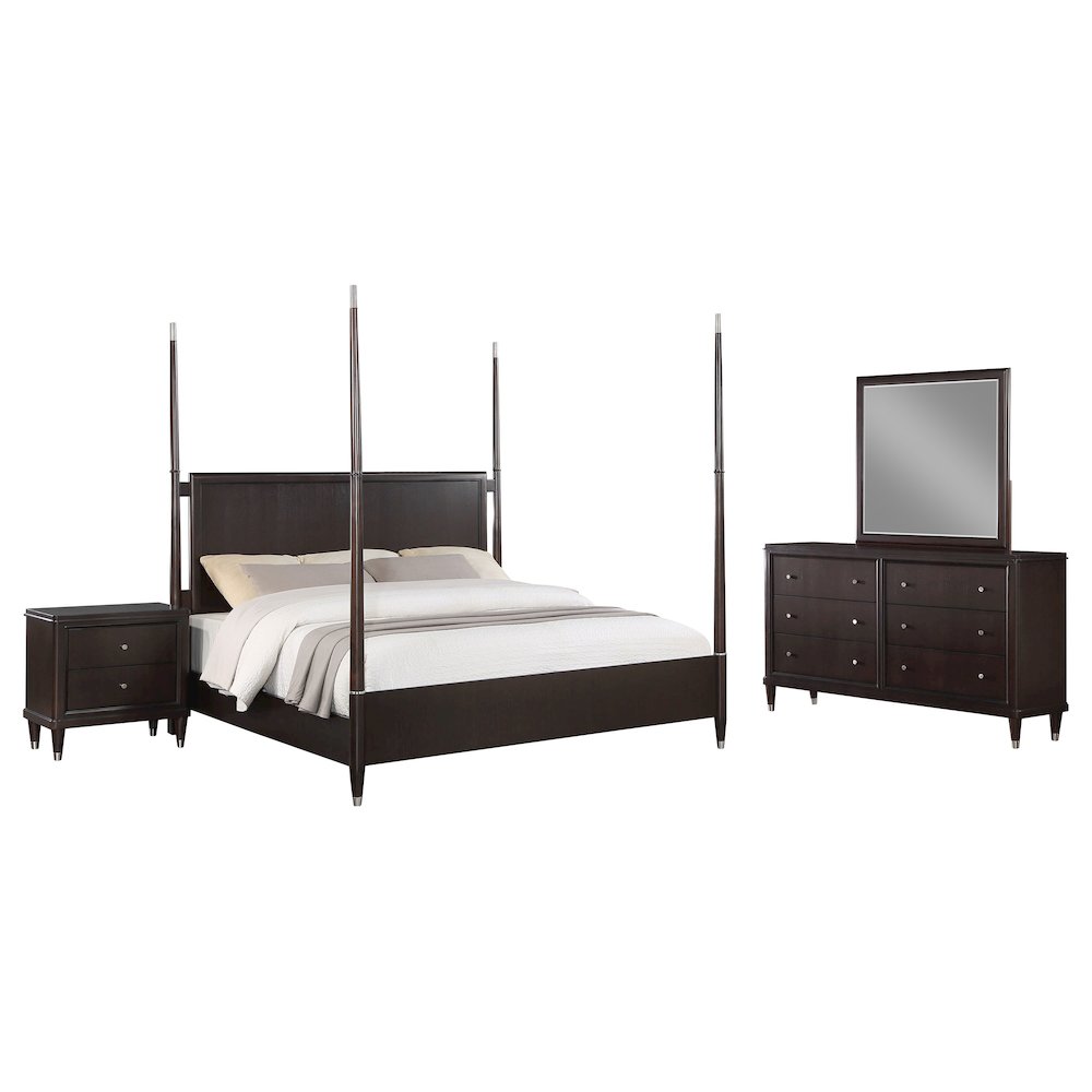 Emberlyn 4-piece Queen Bedroom Set Brown. Picture 1