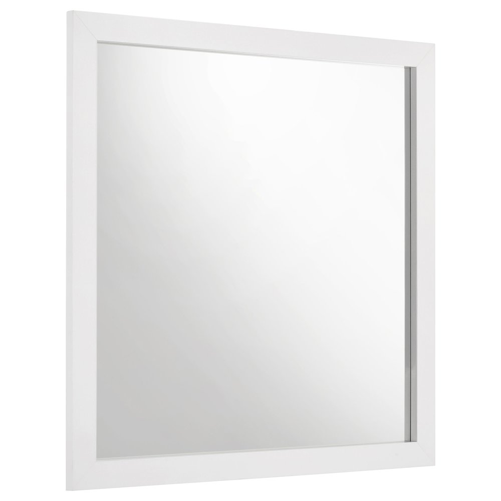 Ines Dresser Mirror Holographic White High Gloss. Picture 1