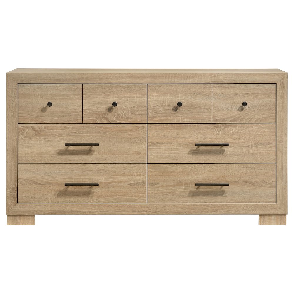 Arielle 6-drawer Bedroom Dresser Cabinet Light Oak. Picture 3