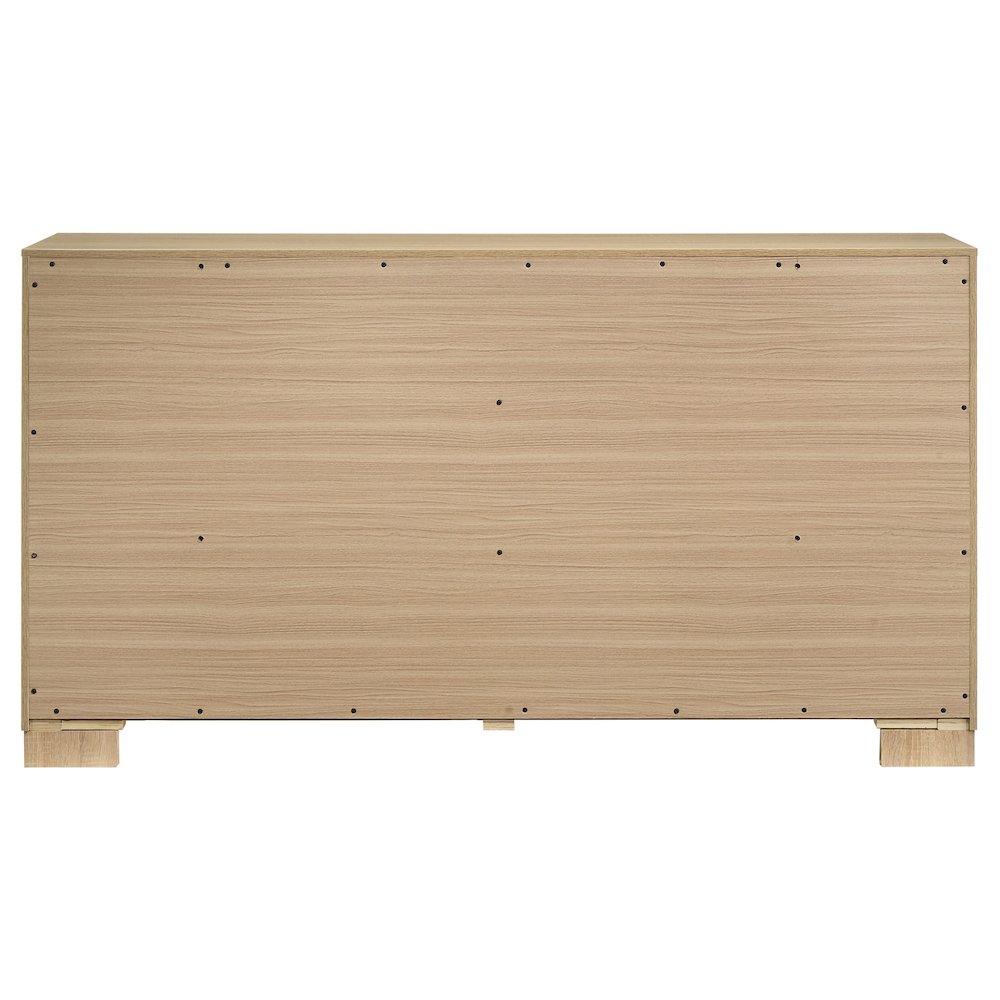 Arielle 6-drawer Bedroom Dresser Cabinet Light Oak. Picture 5
