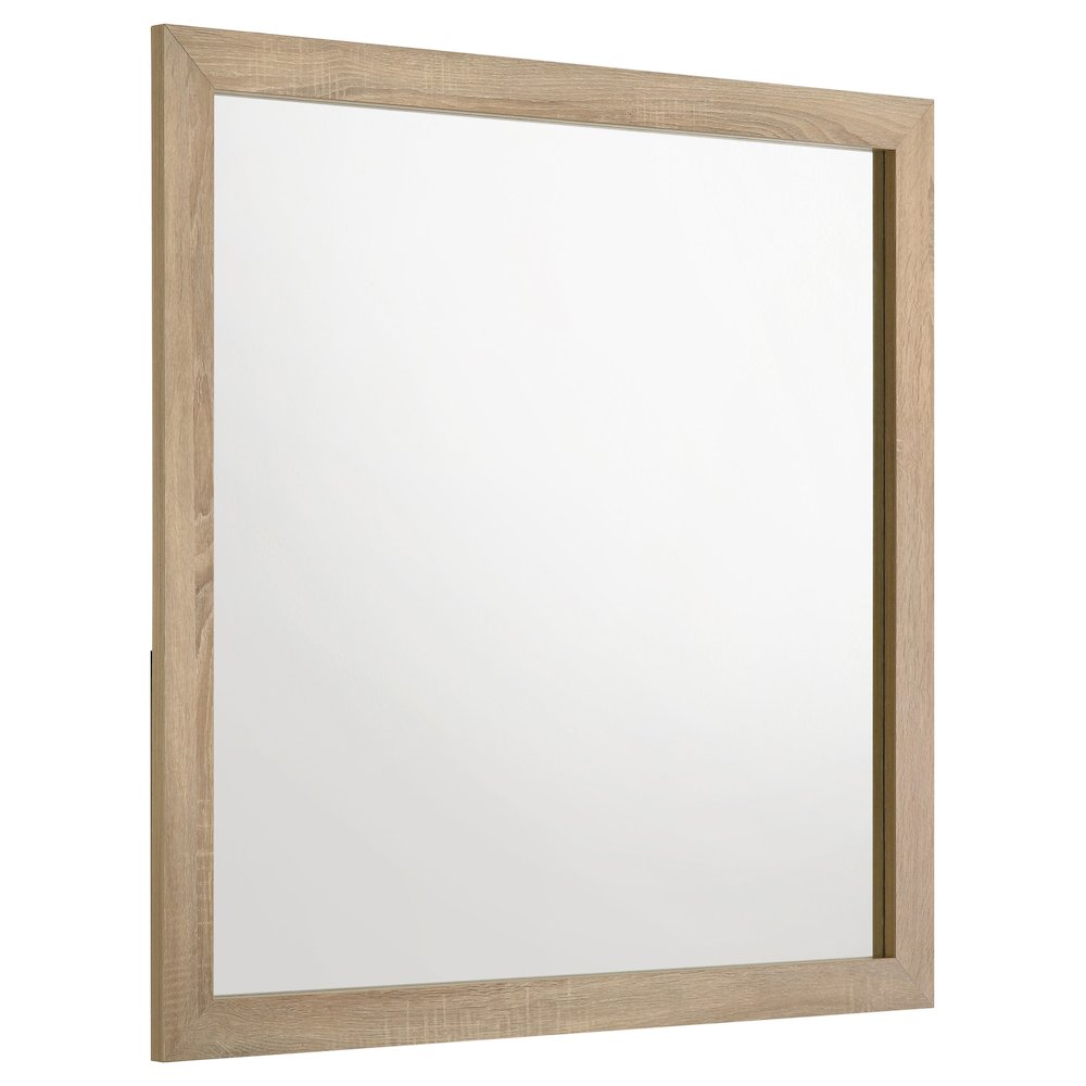 Arielle Dresser Mirror Light Oak. Picture 1