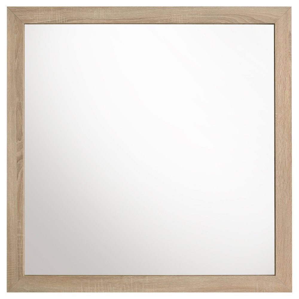 Arielle Dresser Mirror Light Oak. Picture 3