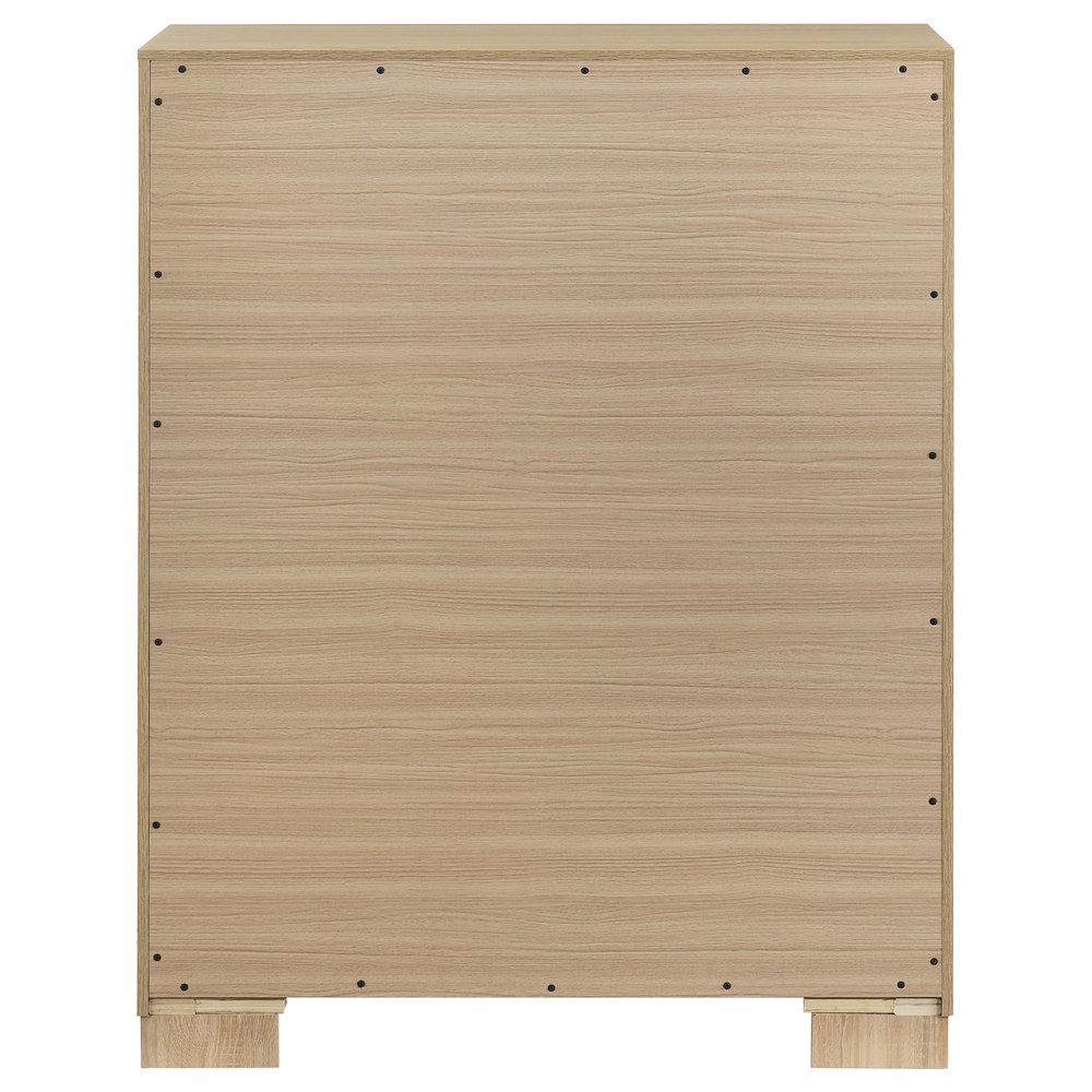 Arielle 4-drawer Bedroom Chest of Drawers Light Oak. Picture 5