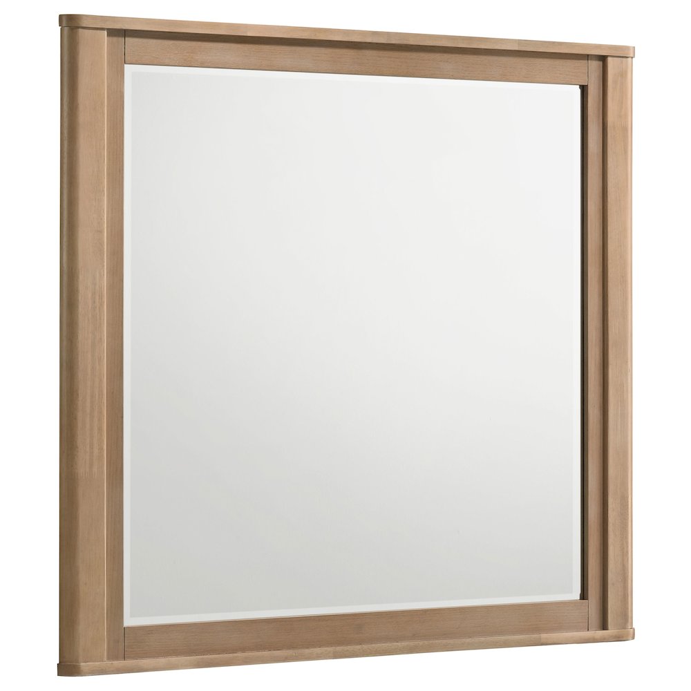 Leanne Dresser Mirror Light Oak. Picture 1