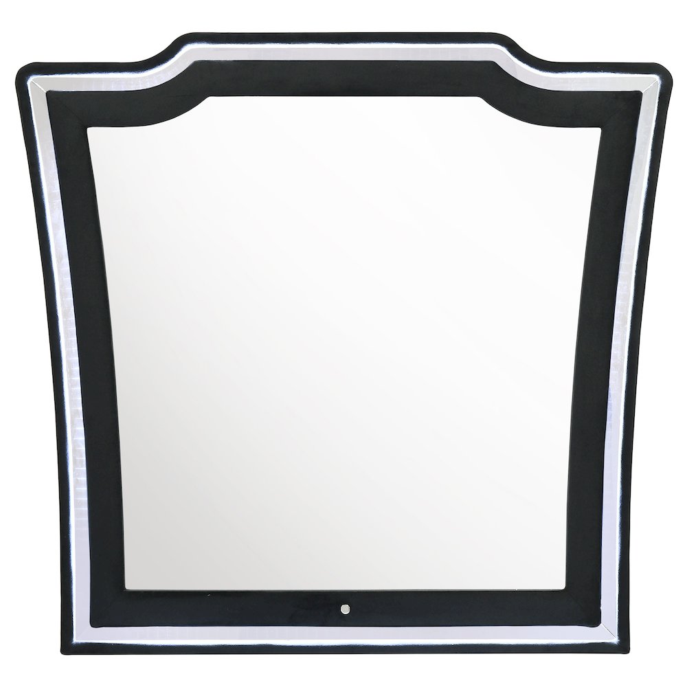 Lorient LED Dresser Mirror Black. Picture 3