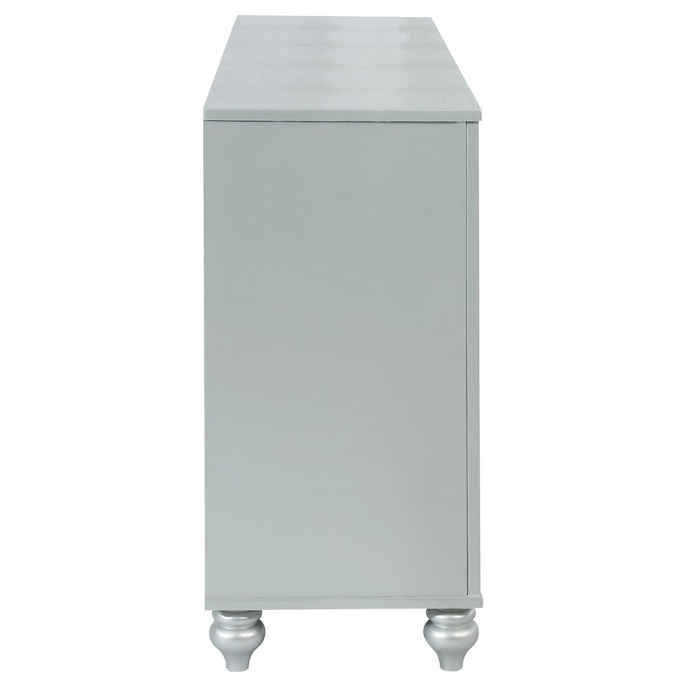 Gunnison 6-drawer Dresser Silver Metallic. Picture 5
