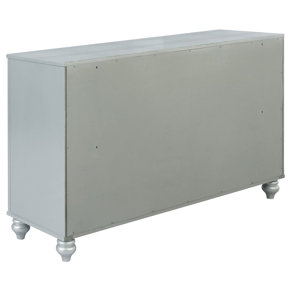 Gunnison 6-drawer Dresser Silver Metallic. Picture 6