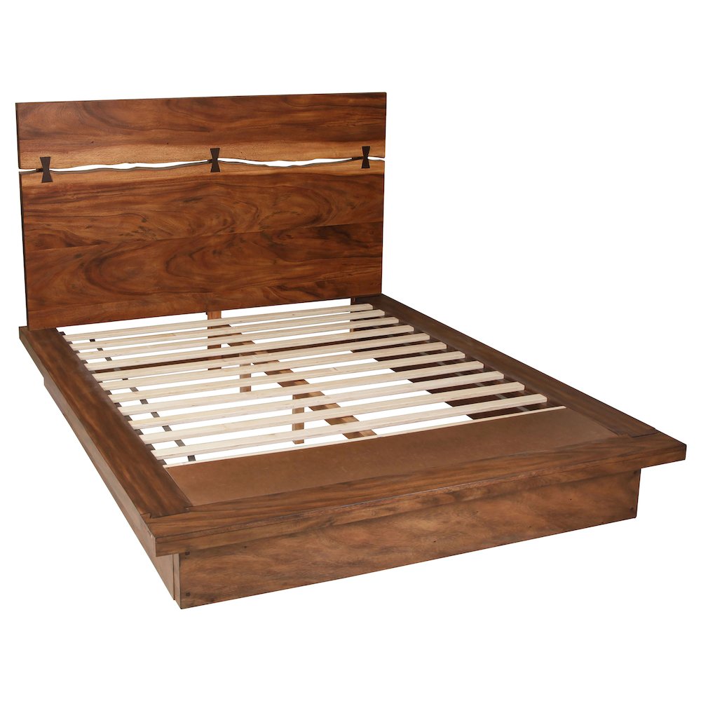 Winslow 4-piece Eastern King Bedroom Set Smokey Walnut. Picture 2