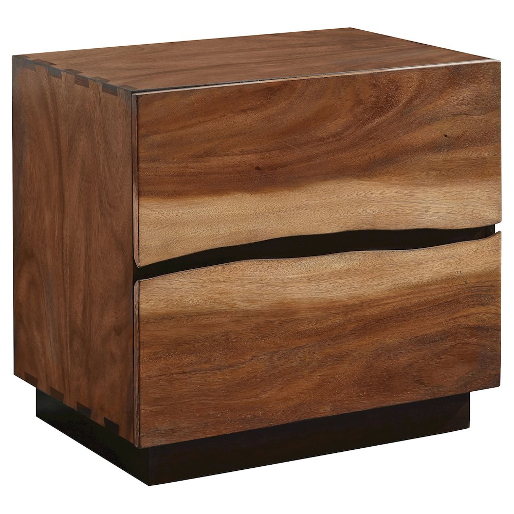 Winslow 4-piece Eastern King Bedroom Set Smokey Walnut. Picture 3