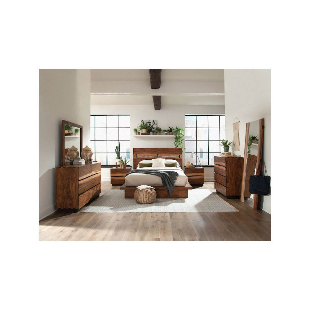 Winslow 4-drawer Bedroom Chest Smokey Walnut. Picture 5