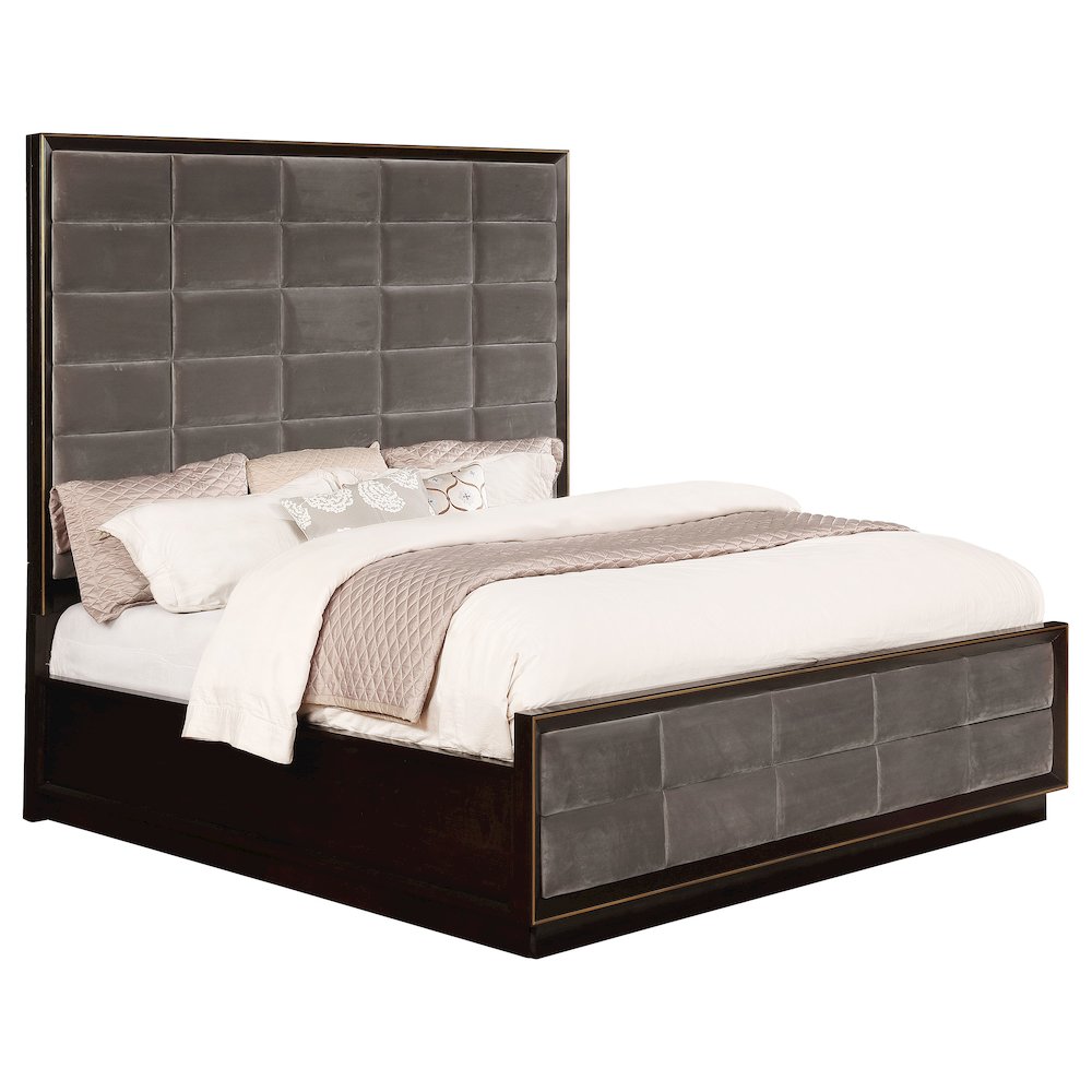 Durango 77-inch California King Panel Bed Smoked Peppercorn. Picture 3