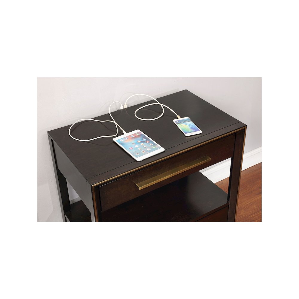 Durango 4-piece Queen Bedroom Set Smoked Peppercorn. Picture 14