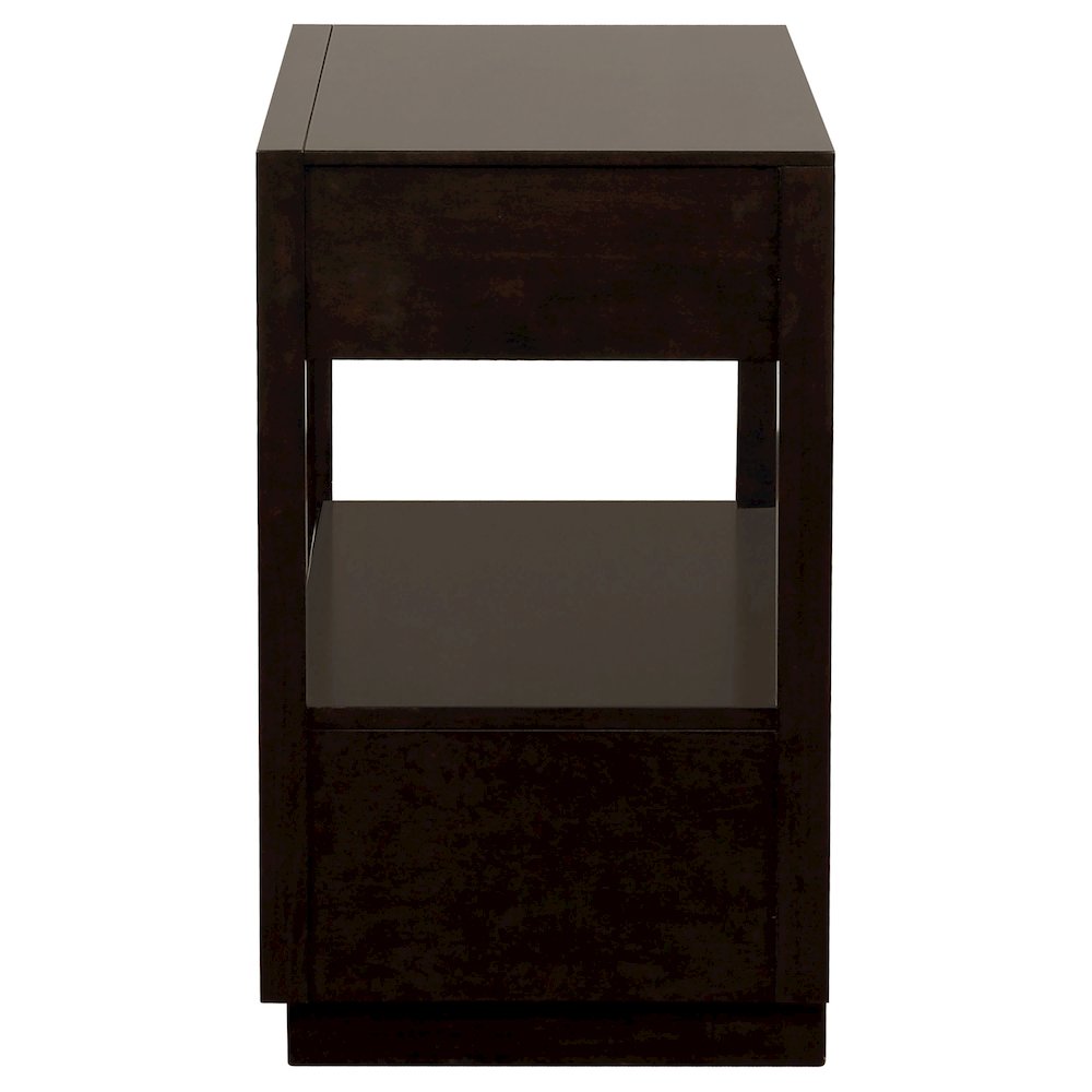 Durango 2-drawer Nightstand Smoked Peppercorn. Picture 5