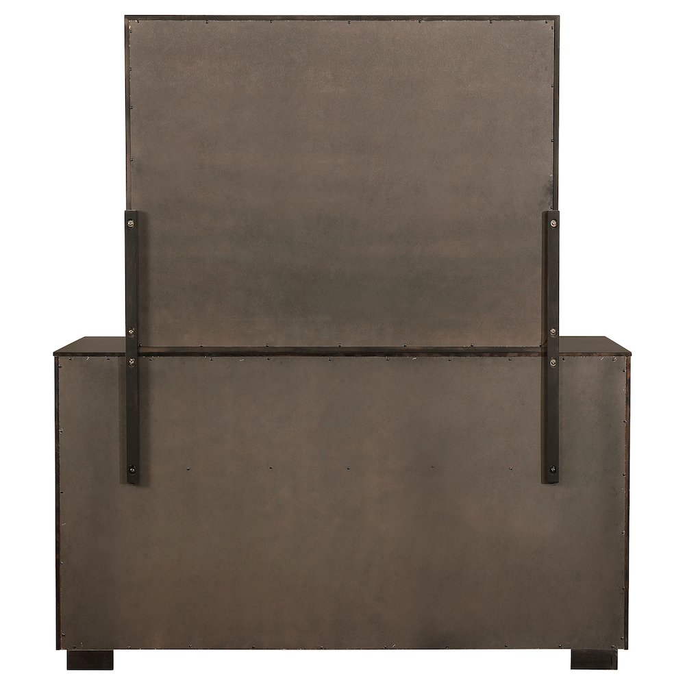 Durango 8-drawer Dresser with Mirror Smoked Peppercorn. Picture 7
