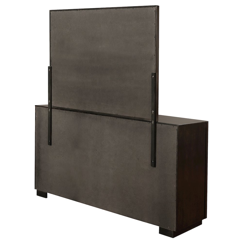 Durango 8-drawer Dresser with Mirror Smoked Peppercorn. Picture 8
