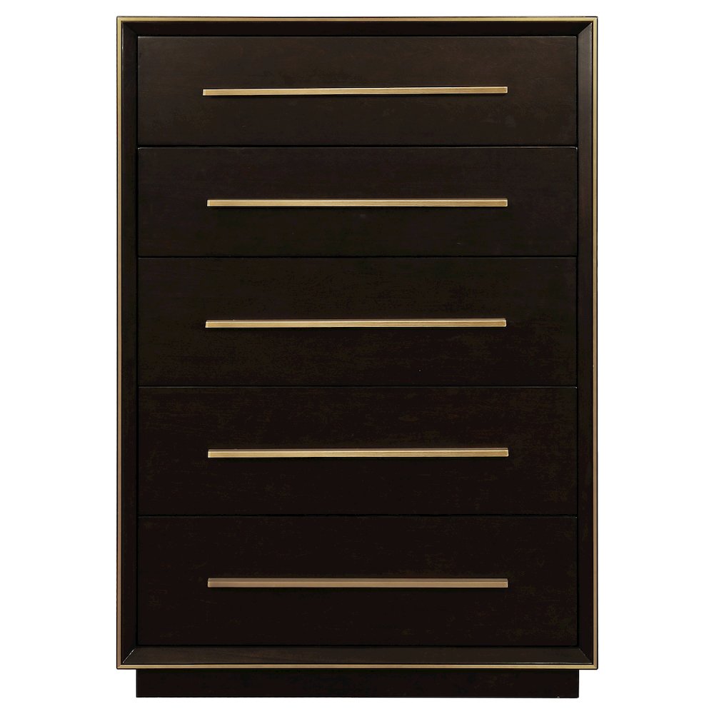 Durango 5-drawer Bedroom Chest Smoked Peppercorn. Picture 3