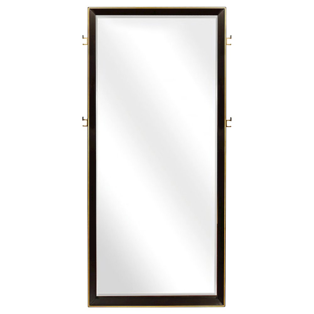 Durango 80-inch Standing Floor Mirror Smoked Peppercorn. Picture 3
