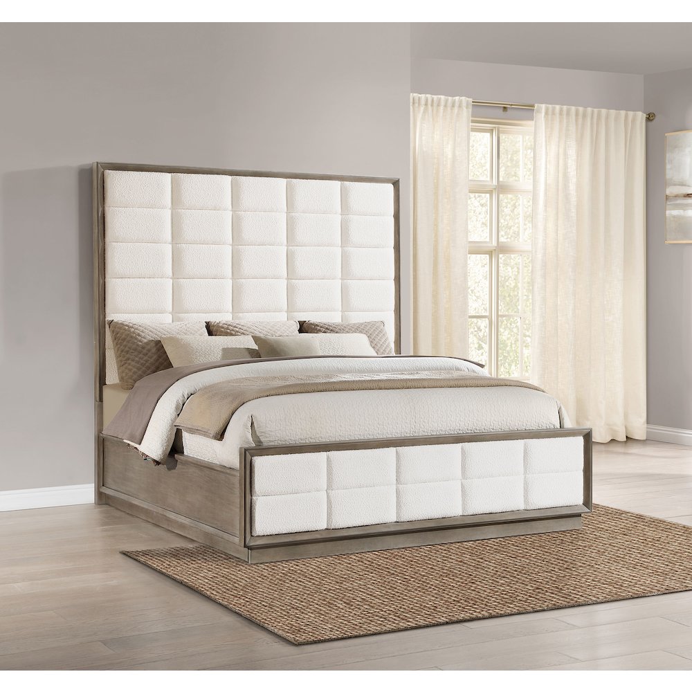 Durango 77-inch Eastern King Panel Bed Washed Oak. Picture 5