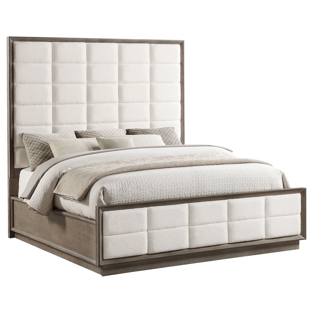 Durango 77-inch Eastern King Panel Bed Washed Oak. Picture 3