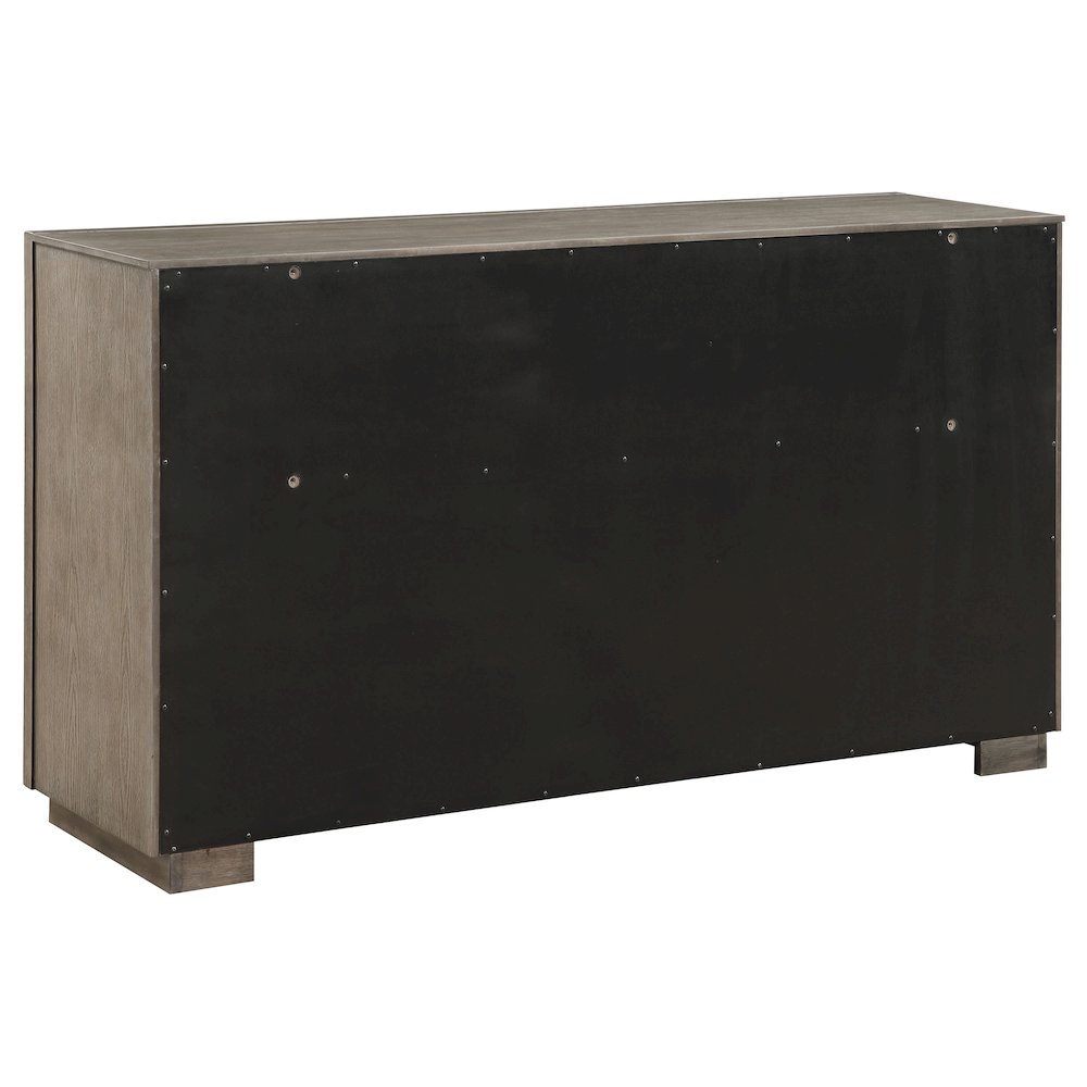 Durango 4-piece Eastern King Bedroom Set Washed Oak. Picture 8