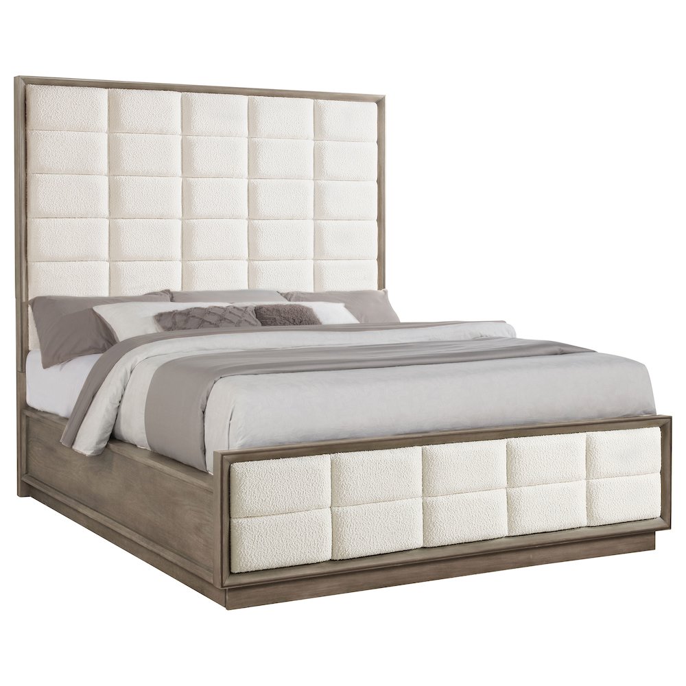 Durango 77-inch California King Panel Bed Washed Oak. Picture 3