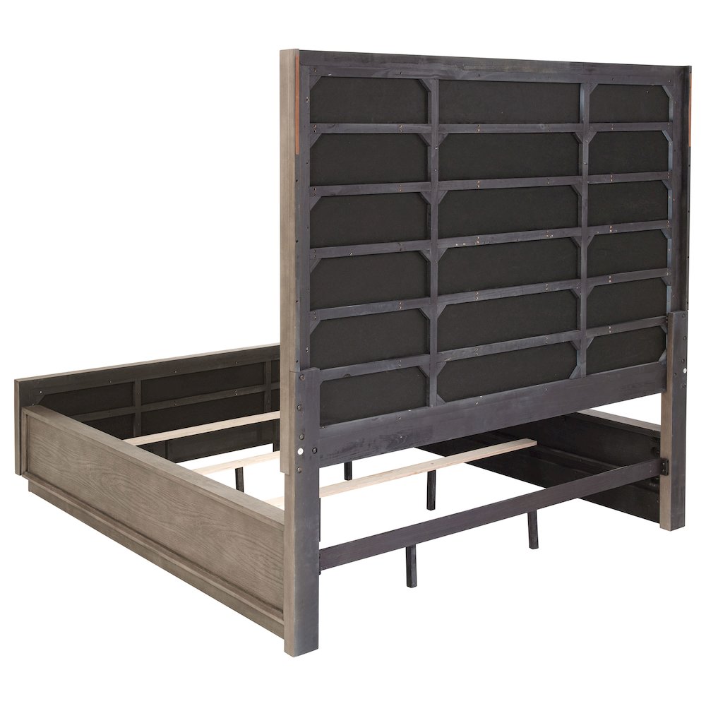 Durango 77-inch California King Panel Bed Washed Oak. Picture 5