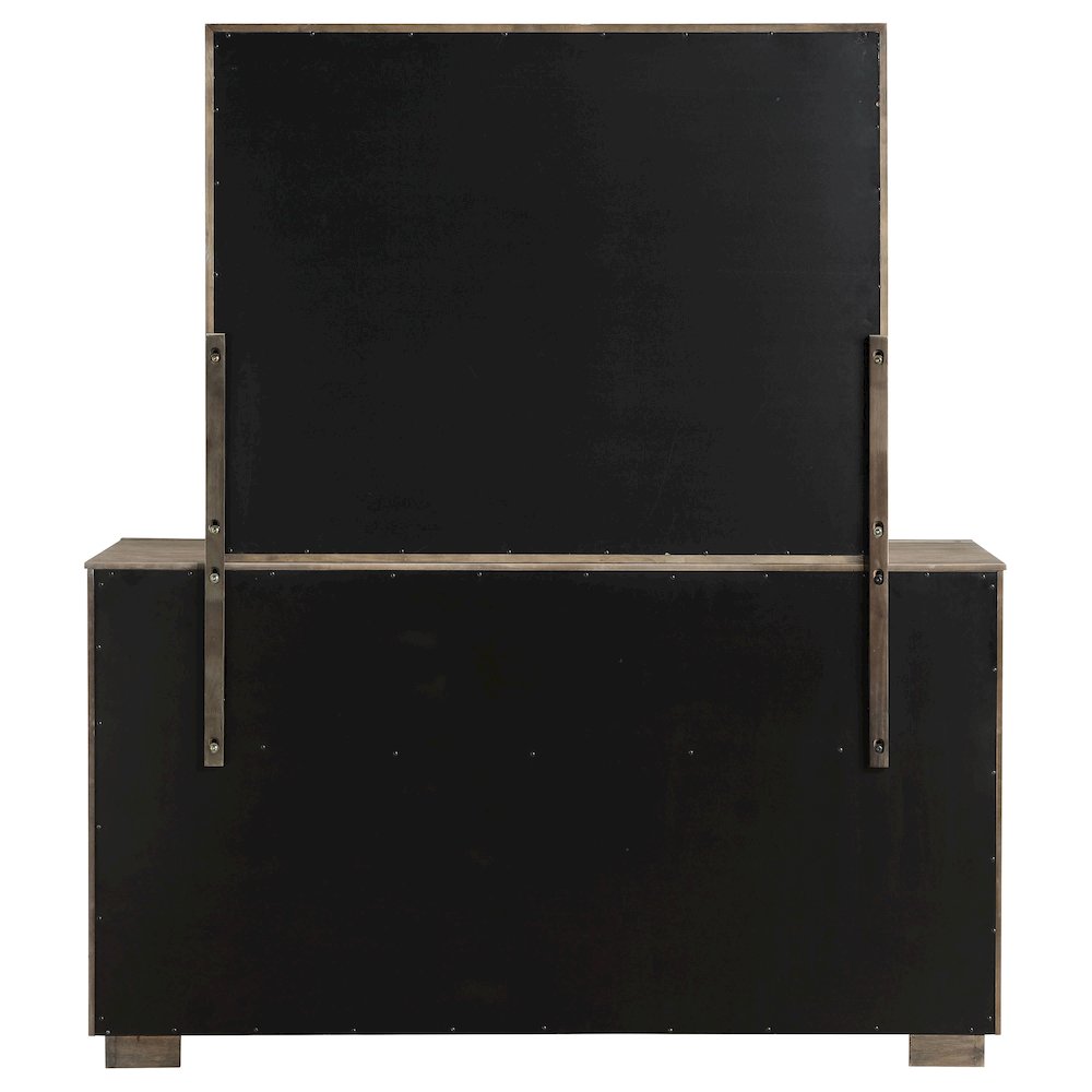 Durango 8-drawer Dresser and Mirror Washed Oak. Picture 7