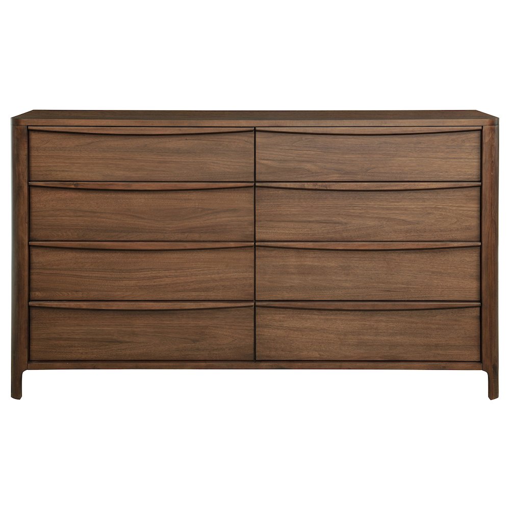 Maderia 8-drawer Dresser Cabinet Walnut. Picture 3