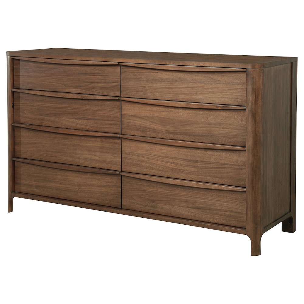 Maderia 8-drawer Dresser Cabinet Walnut. Picture 4