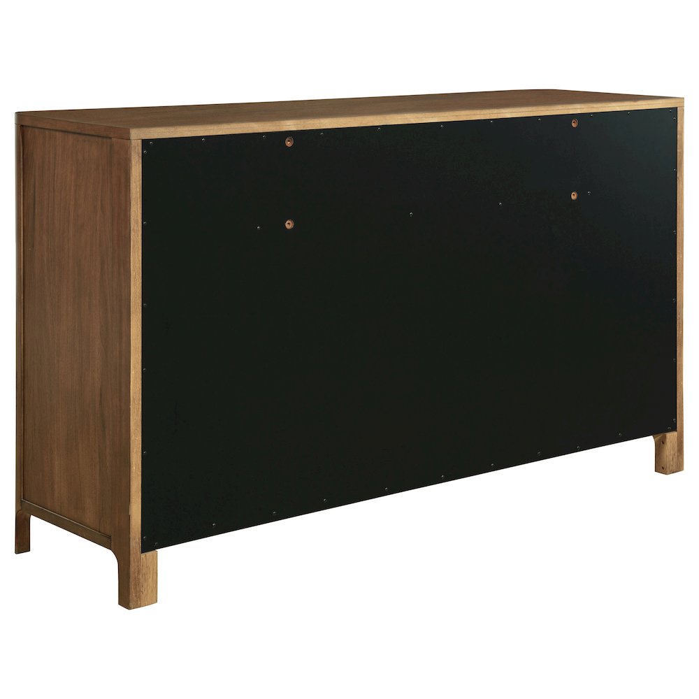 Maderia 8-drawer Dresser Cabinet Walnut. Picture 6