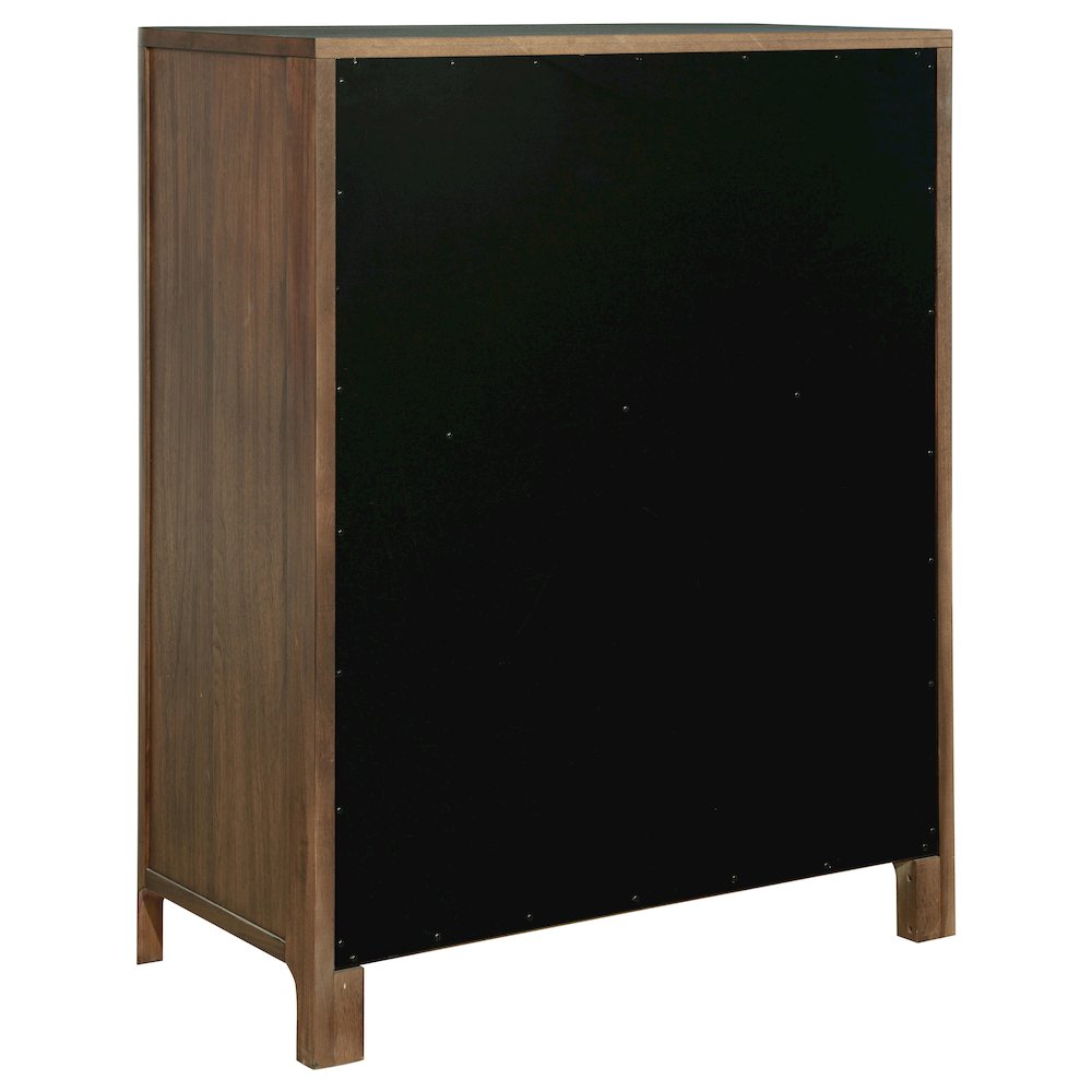 Maderia 5-drawer Chest of Drawers Walnut. Picture 6