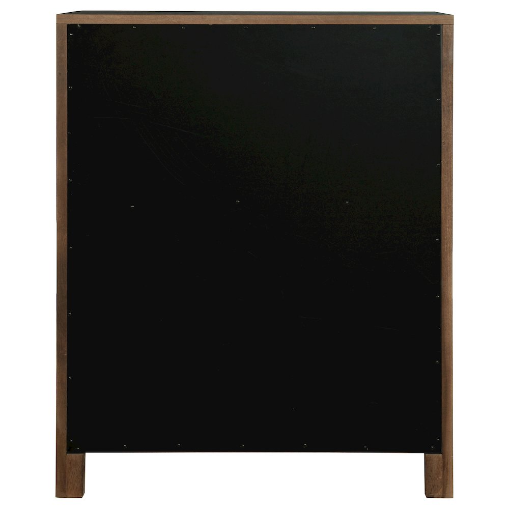 Maderia 5-drawer Chest of Drawers Walnut. Picture 7