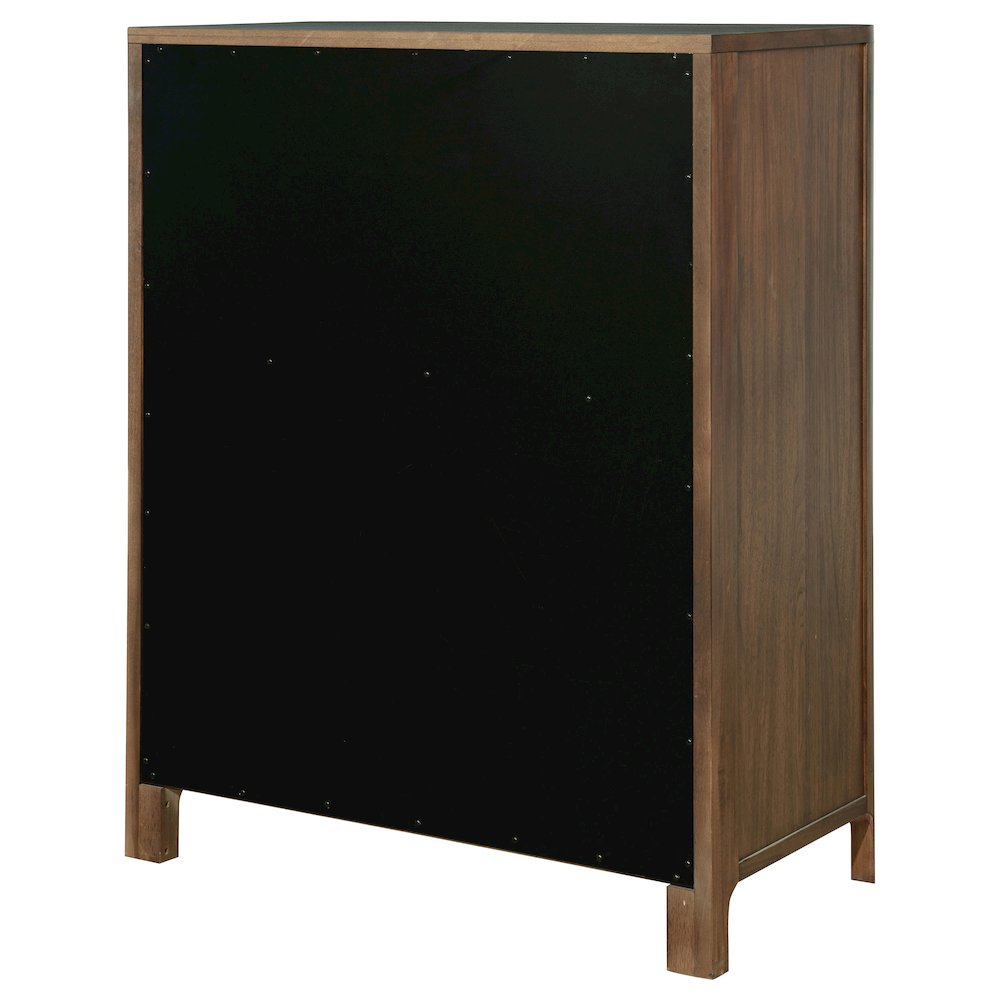 Maderia 5-drawer Chest of Drawers Walnut. Picture 8
