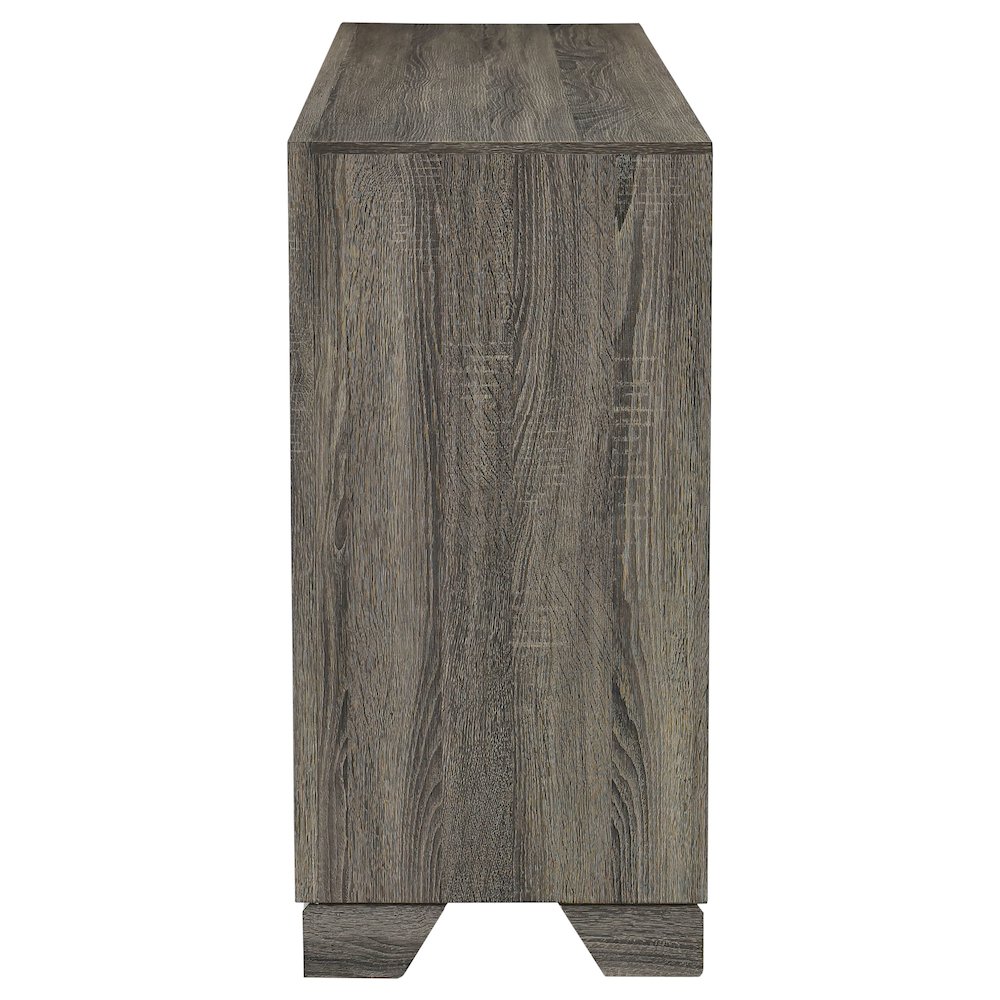 Wright 6-drawer Dresser Cabinet Brown Oak. Picture 5