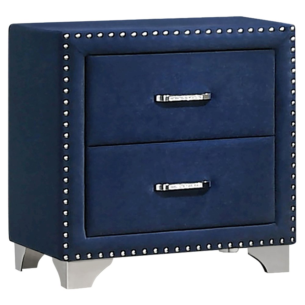 Melody 4-piece Eastern King Bedroom Set Pacific Blue. Picture 3