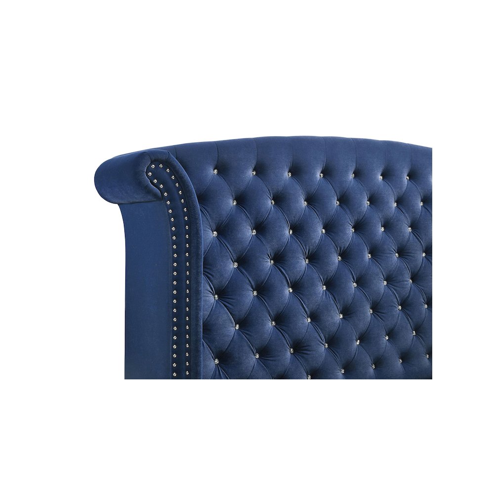 Melody 5-piece Eastern King Bedroom Set Pacific Blue. Picture 10