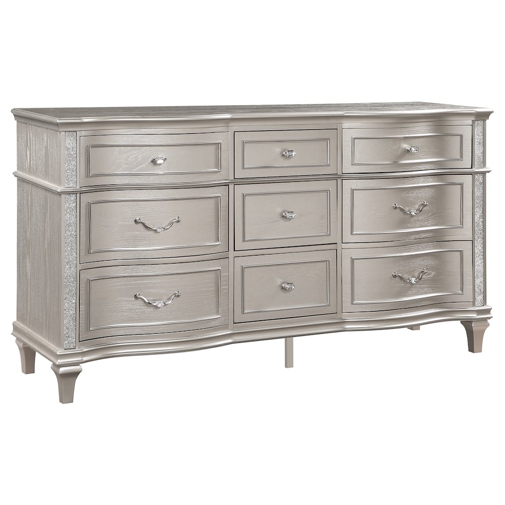 Evangeline 5-piece Queen Bedroom Set Silver Oak. Picture 7