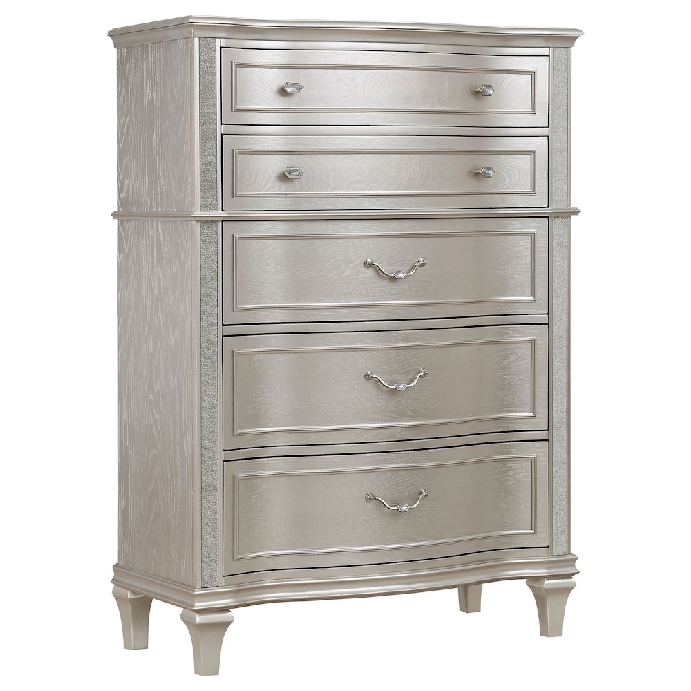 Evangeline 5-piece Queen Bedroom Set Silver Oak. Picture 10