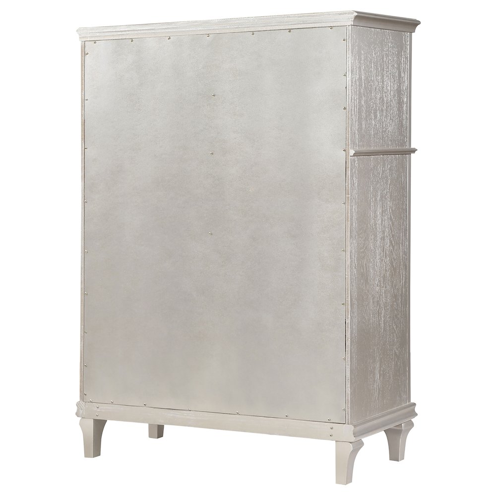 Evangeline 6-drawer Bedroom Chest Silver Oak. Picture 8