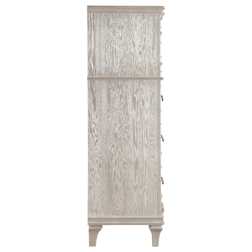 Evangeline 6-drawer Bedroom Chest Silver Oak. Picture 9