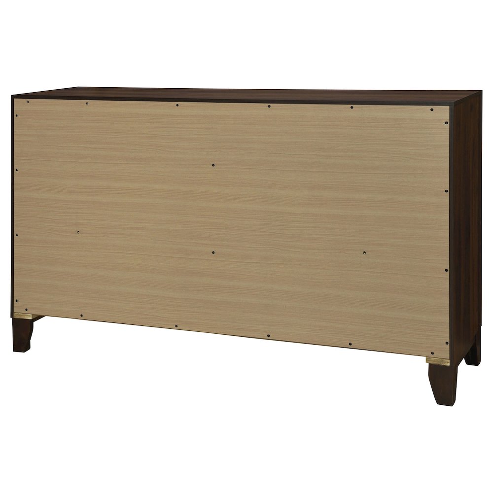 Welsley 6-drawer Dresser Cabinet Walnut. Picture 7