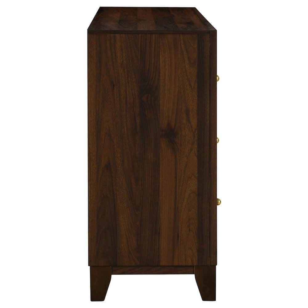 Welsley 6-drawer Dresser Cabinet Walnut. Picture 8