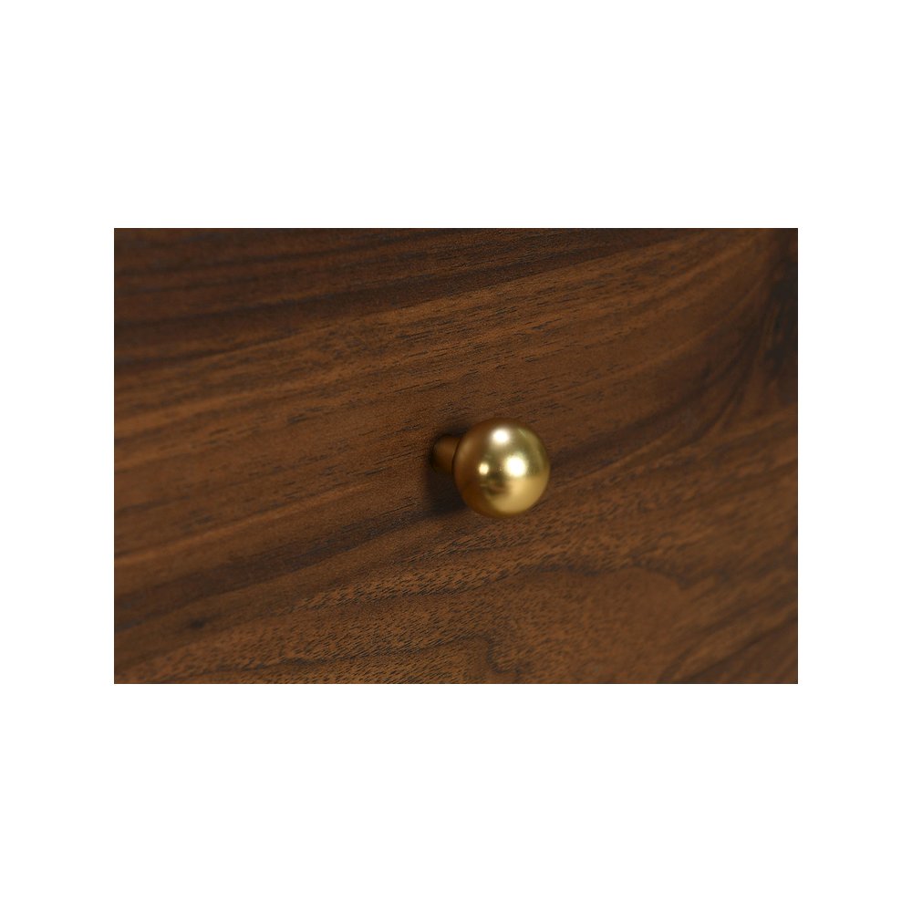 Welsley 4-drawer Chest of Drawers Walnut. Picture 11