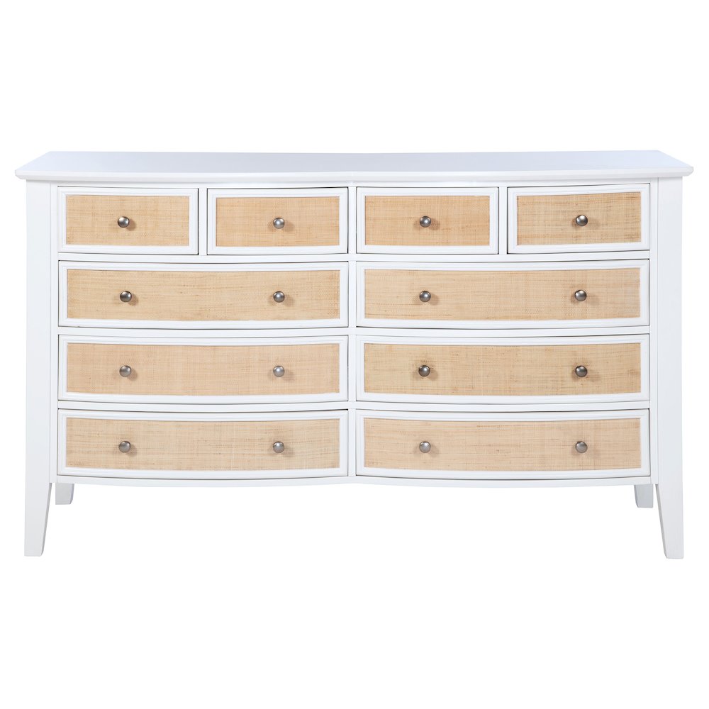 Bexhill 10-drawer Dresser Cabinet White. Picture 3