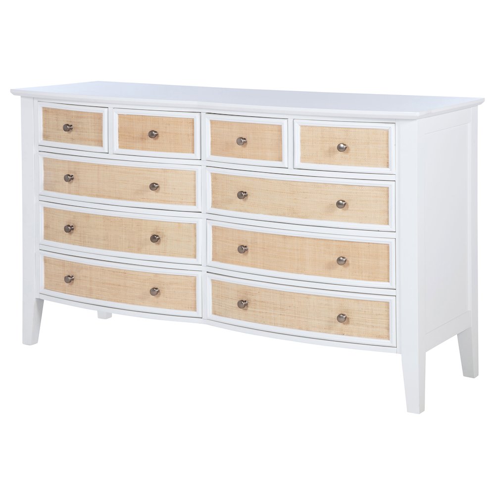 Bexhill 10-drawer Dresser Cabinet White. Picture 4