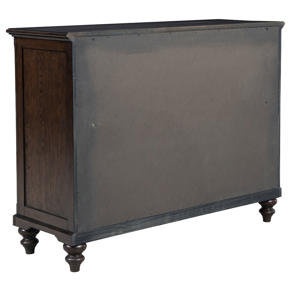 Andover 8-drawer Dresser Cabinet Dark Oak. Picture 6